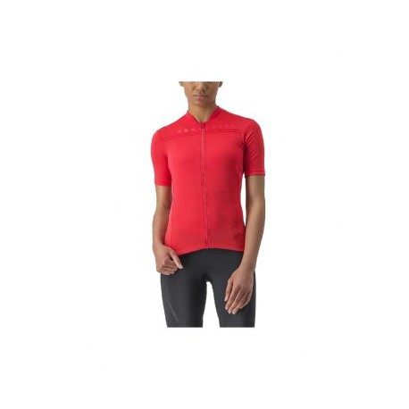 JERSEY CASTELLI – ANIMA PARA MUJER – ROJO HIBISCUS, GRANDE