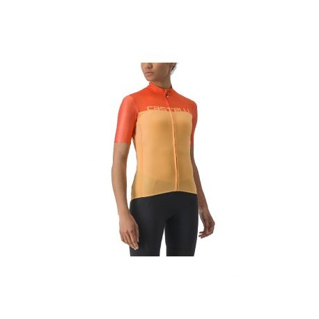 JERSEY CASTELLI VELOCISSIMA PARA MUJER – MEDIANA – NARANJA