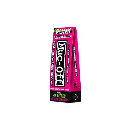 MUC-OFF PUNK POWDER LIMPIADOR DE BICICLETA – 4 SOBRES