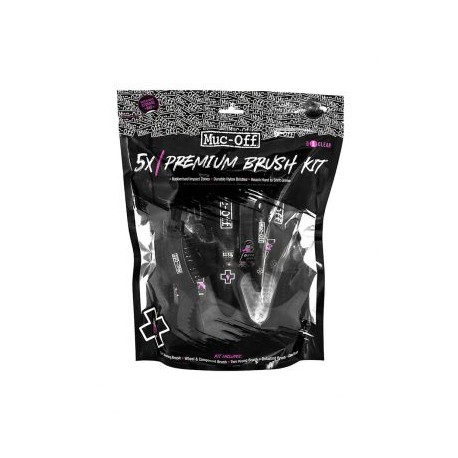 MUC-OFF SET DE 5 CEPILLOS