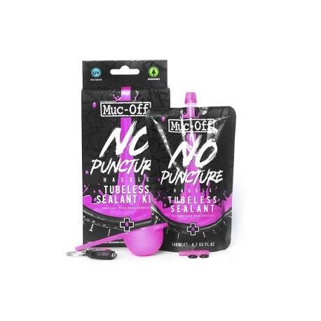 MUC-OFF KIT DE SELLADOR TUBELESS CON LUZ UV – 140ML