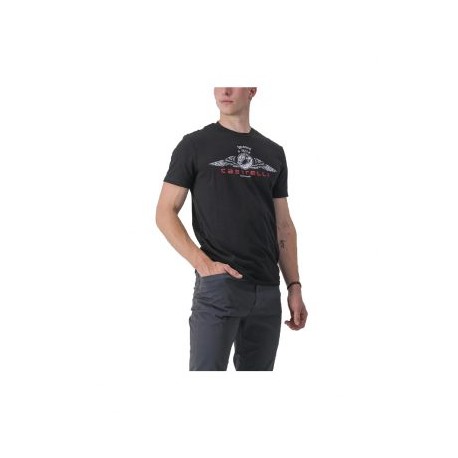 T-SHIRT CASTELLI – ARMANDO – MEDIANA – NEGRO